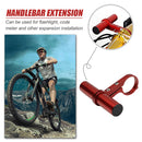 Bike Handlebar Extender Aluminum Alloy Bicycle Bracket Light Holder (Red) Newly