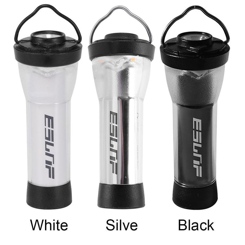 LED Lamp Adjustable Lighthouse Flashlights USB Charging for Outdoor (White A)