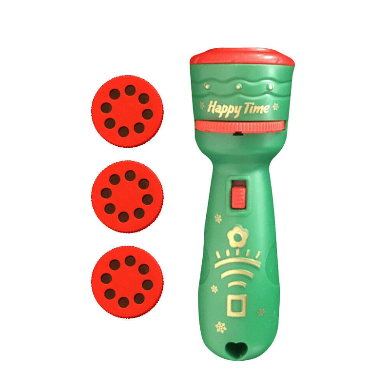 #A 24 Patterns Projector Torch Lamp Eco-friendly for Children Holiday Birthday G