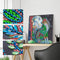 DIY Rhinestone Mosaic Wolf Part Drill Special Shape Diamond Painting Kit