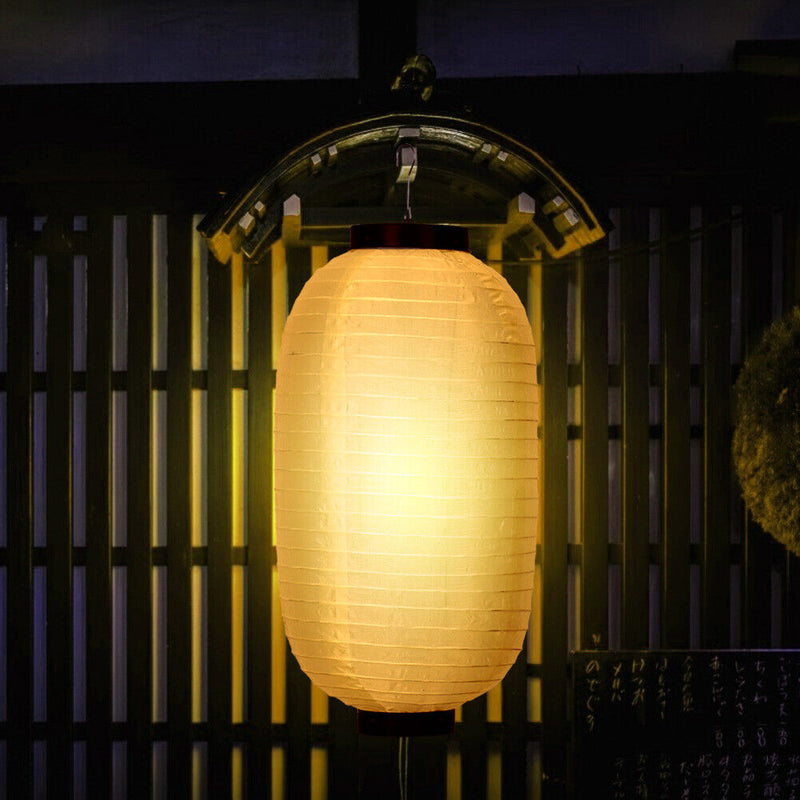 2x 8 inch Restaurant Lantern w/LED Electronic Wick Festival Indoor Decor