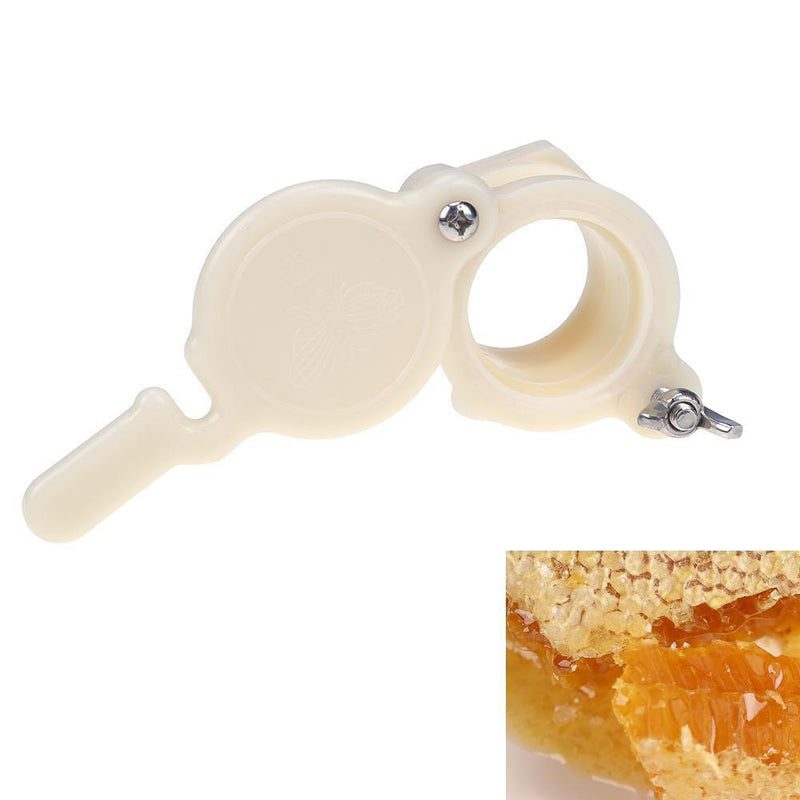 Plastic Honey Gate Valve Honey Extractor Honey Tap Beekeeping Tool(White)