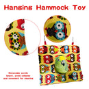 Bird Parrot Nest House Hanging Hammock Cage Sleeping Bed (Yellow Owl S) Newly