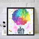 Full Round Diamond Painting Dream of Flying House Rhinestone Mosaic Home Decor