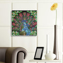 5D Diamond Painting Peacock Partial Special Shape Drill Wall DIY (UP274) Newly