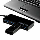 5Gbps Speed 4-Port USB 3.0 Portable Compact Hub Adapter For PC Laptop