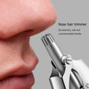 Nose Hair Trimmer Vibrissa Manual Washable Rhinothrix Cutter Shaver Newly