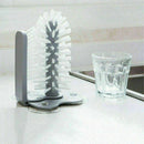 Rotating Brush Bottle Glass Scrubber Sink Suction Cup Cleaning HOT Kitchen P1L0