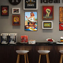 Sexy Lady Poster Metal Plate Tin Sign Plaque for Bar Pub Club Cafe Wall (E)