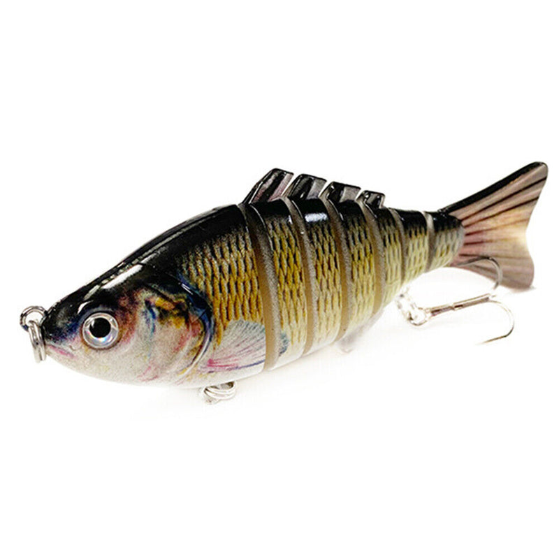 Multi Jointed Swimbait Wobbler Bass Pike Saltwater 7 Segments Fishing Hard