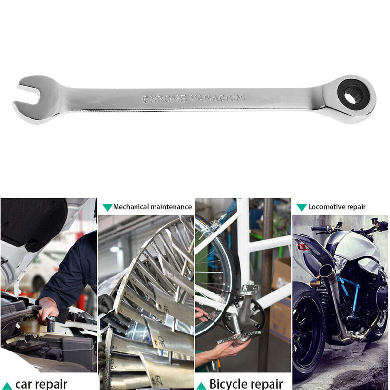 72 Teeth Ratchet Spanner Quick Release Socket Car Repair Wrench (13mm)