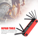 6 in 1 MTB Bike Folding Repair Tool Bicycle Screwdriver Portable Allen Wrench