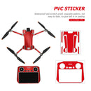 For DJI Mini 3 Pro Remote Controller with Screen Decals PVC Waterproof Stickers