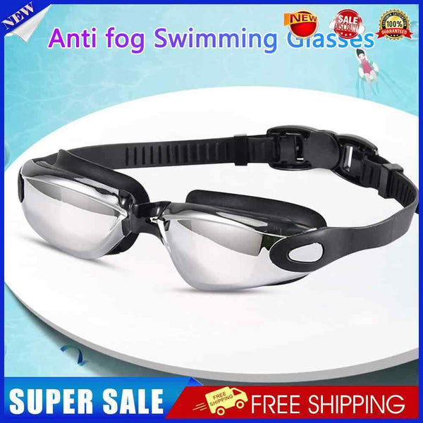 #A Electroplating HD Swimming Eyewear for Women Men UV Protection Anti-fog Goggl