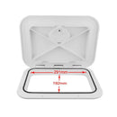 Twist Screw Out 270*375mm Marine Access Hatch Cover Deck Cover Lid Boat RV