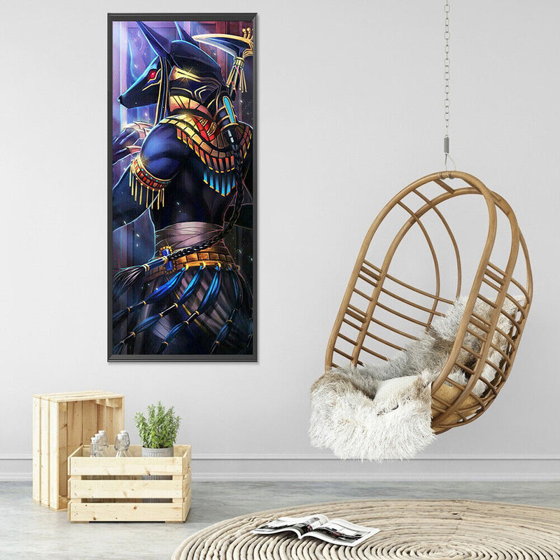 5D Diamond Painting Kit Donkey Head Warrior Full Round Drill Rhinestone DIY Arts