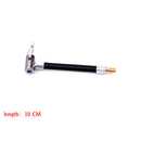 Motorcycle Bike Tyre Inflator Hose Air Pump Extension Tube Adapter (10cm) Newly