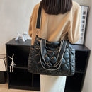 Fashion Handbag Large Capacity Lady Handbag Solid Color Autumn Winter for Ladies