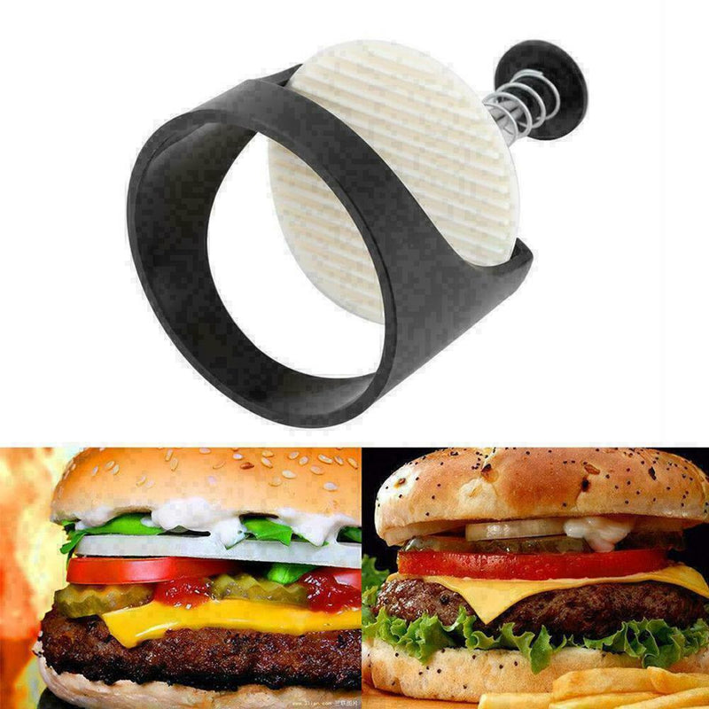 Heavy Hamburger Press Burger Meat Beef Grill Patty BBQ Favor O8C5 R1Q6 C9V8