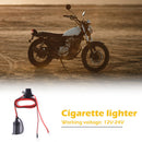 12-24V Car Motorcycle Truck Cigarette Lighter Socket with 10A Fuse+Cable Newly