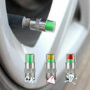Alert Warning Visiable Air Pressure Valve Stem Caps Sensor Indicator Tire Gauge
