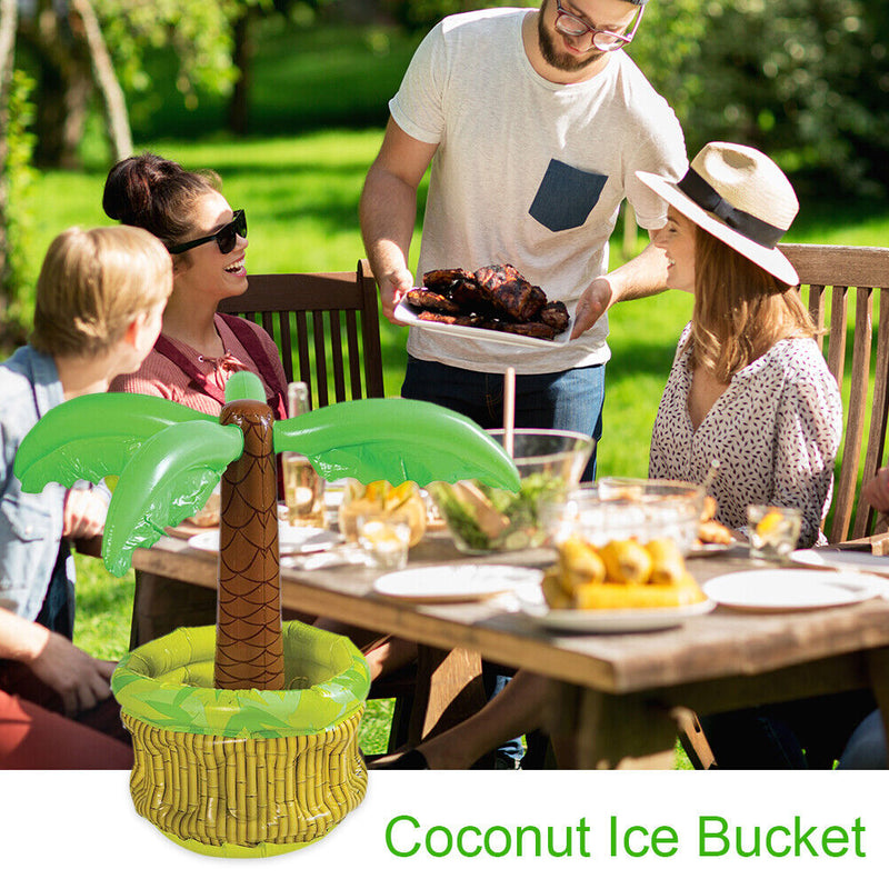 Beverage Storage Ice Pad Beach Party Inflatable Coconut Ice Bucket Drink Ho