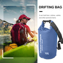 Waterproof Pouch Dry Sack for Drifting Swimming Trekking Bag (Blue 10L)