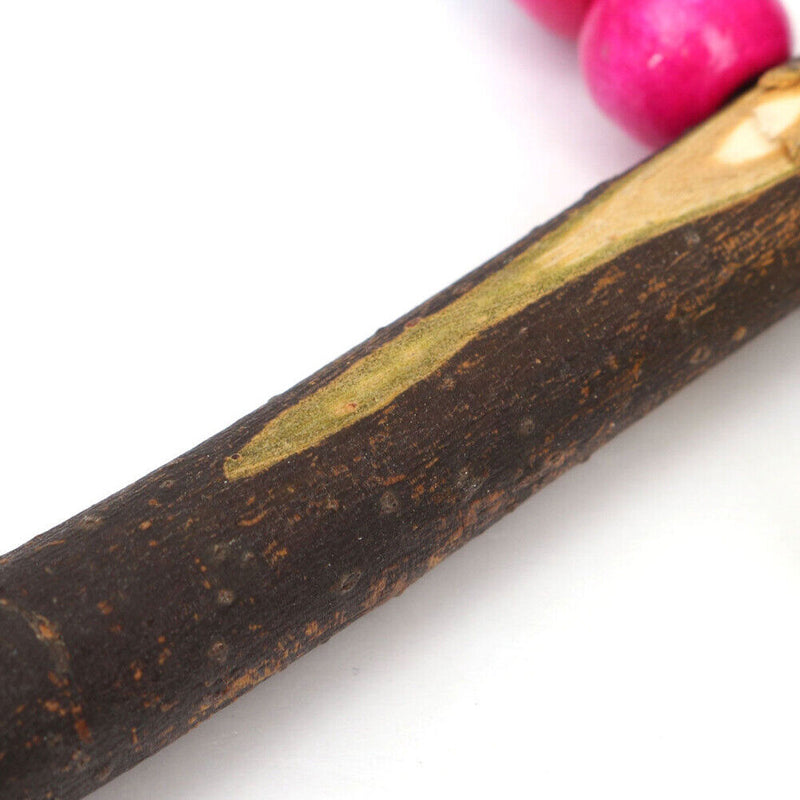 Wooden Bird Parrot Swing Toys Parakeet Cockatiel Lovebird Budgie 15cm