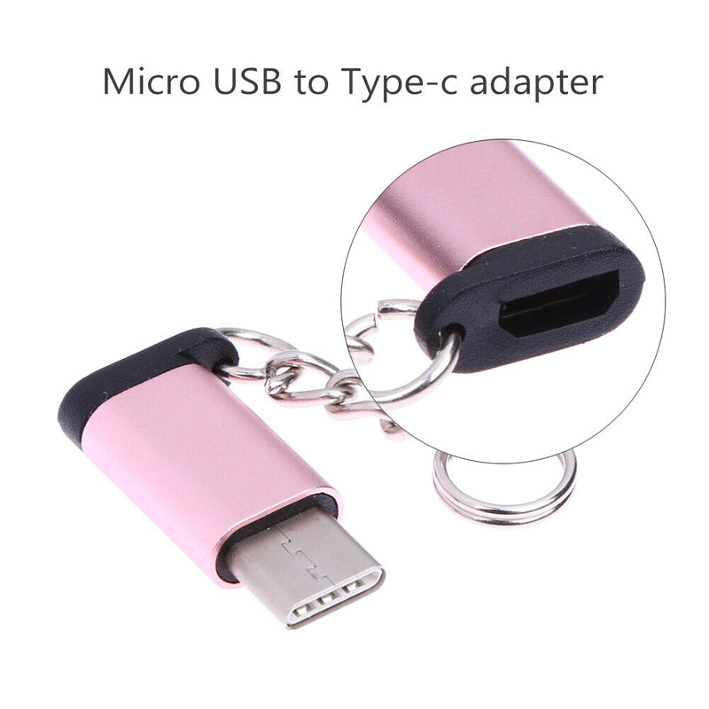 Metal-USB-3.1 Type-C Male to Micro-USB 2.0 5Pin Female Data Customize