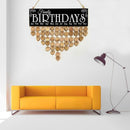 Creative Family Decorative Listing Wooden Calendar Birthday Reminder Boards
