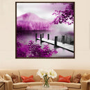5D DIY Full Drill Diamond Painting Scene Lake Cross Stitch Embroidery Kits