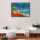 Diamond Painting Sea Car Full Round Drill Picture of Rhinestone DIY Drawing