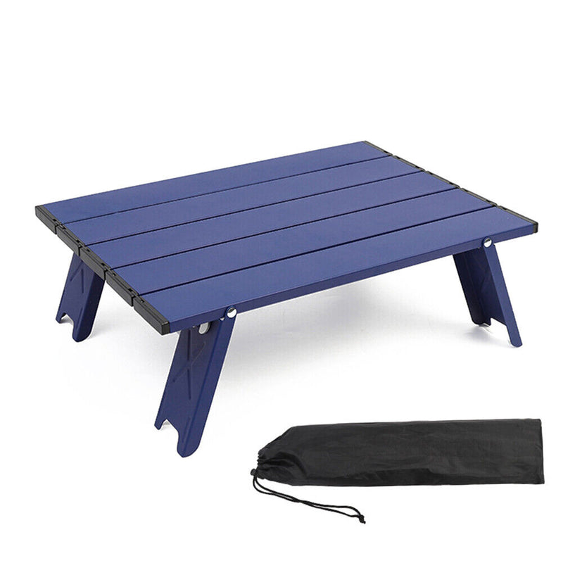 Portable Foldable Plate Table Coffee Table Computer Desk for Camping Tent Picnic