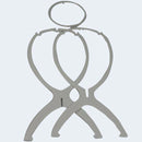 Plastic Folding Stable Durable Wig Hair Cap Display Holder Stand Tool White