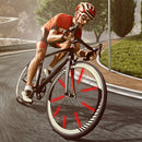 Spoke Reflector 12 Pieces MTB Bike Wheel Spoke Reflective Strips (Red) Newly