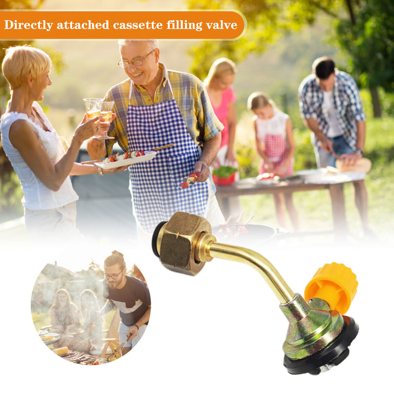 Integrated Butane Charging Valve Direct Connection Gas Fefillter Outdoor Gadgets