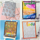 Frame Cutting Dies Stencil Scrapbook Embossing DIY Craft Album Cards (Square-2216