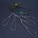 4.5 Feet Lock Buckle Stick Stainless Steel Fish Buckle Fish 5 Lock Bait Fishing A