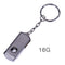 Portable 270° Rotatable Metal USB 2.0 Flash Drive U Disk Memory Stick (16G)