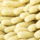 Soft Chenille Hand Towel Kitchen Bathroom Super Absorbent Towels (Yellow)