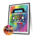 5D Diamond Painting Color Car Myth Full Round Drill Rhinestone Kit