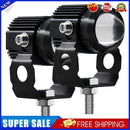 Adjustable 60W Bifocal Motorbike LED Headlight Motorcycle Spotlight (2pcs)