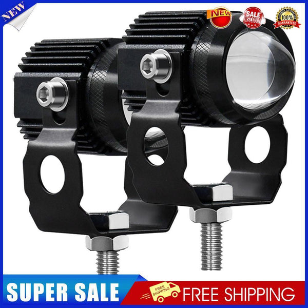 Adjustable 60W Bifocal Motorbike LED Headlight Motorcycle Spotlight (2pcs)