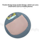 Printed Kitchen Apron Cute Women Non-woven Home Waterproof Pinafore (Blue) Newly