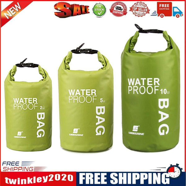 3x Outdoor Waterproof Dry Bag Water Floating Kayak Rafting Roll Top Sack