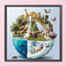 Full Embroidery Handmade Global Animal Counted DIY 11CT Canvas Cross Stitch Kit
