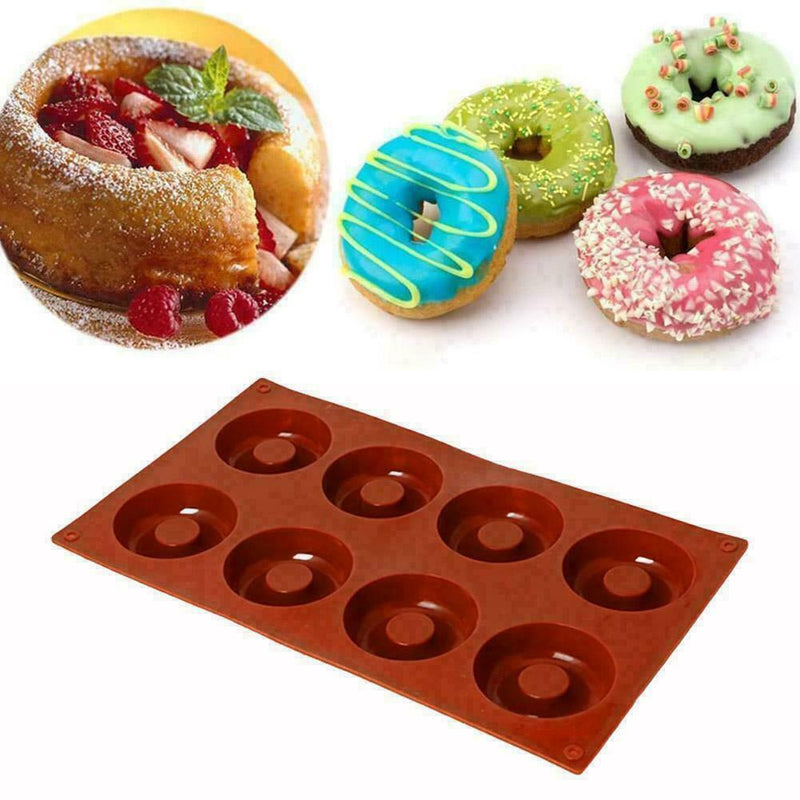 1* Donut Mould Muffin Cupcake NonStick Doughnut Mold L9H3 Baking Pan N5E3