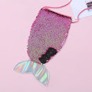 Lovely Sequins Coin Purse Strap Handbag Kids Girl Glitter Small Zipper Clut