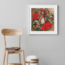 5D Christmas Wreath Mosaic Diamond Painting Drawing Full Round Drill DIY Craft