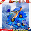 5D Blue Bird Diamond Painting Cross Stitch Mosaic Picture Needlework Decor Newly
